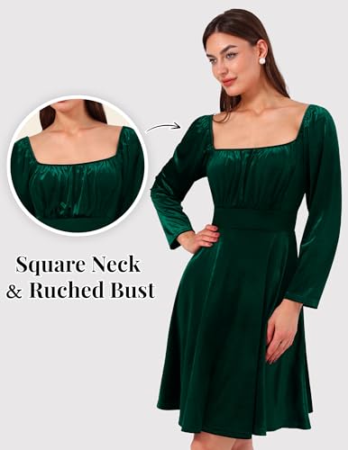 Elegant Off-Shoulder Velvet A-Line Bridesmaid Dress for Winter Weddings