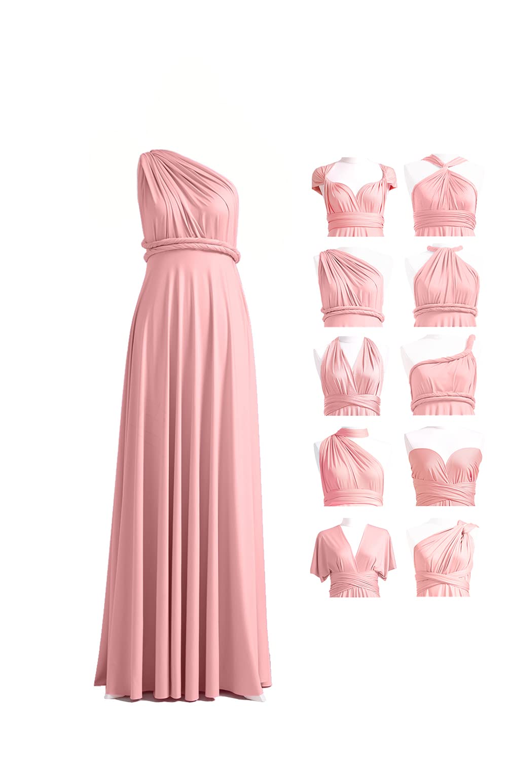 Infinity Convertible Bridesmaid Dress, Multi-Way, Plus Size, 72styles
