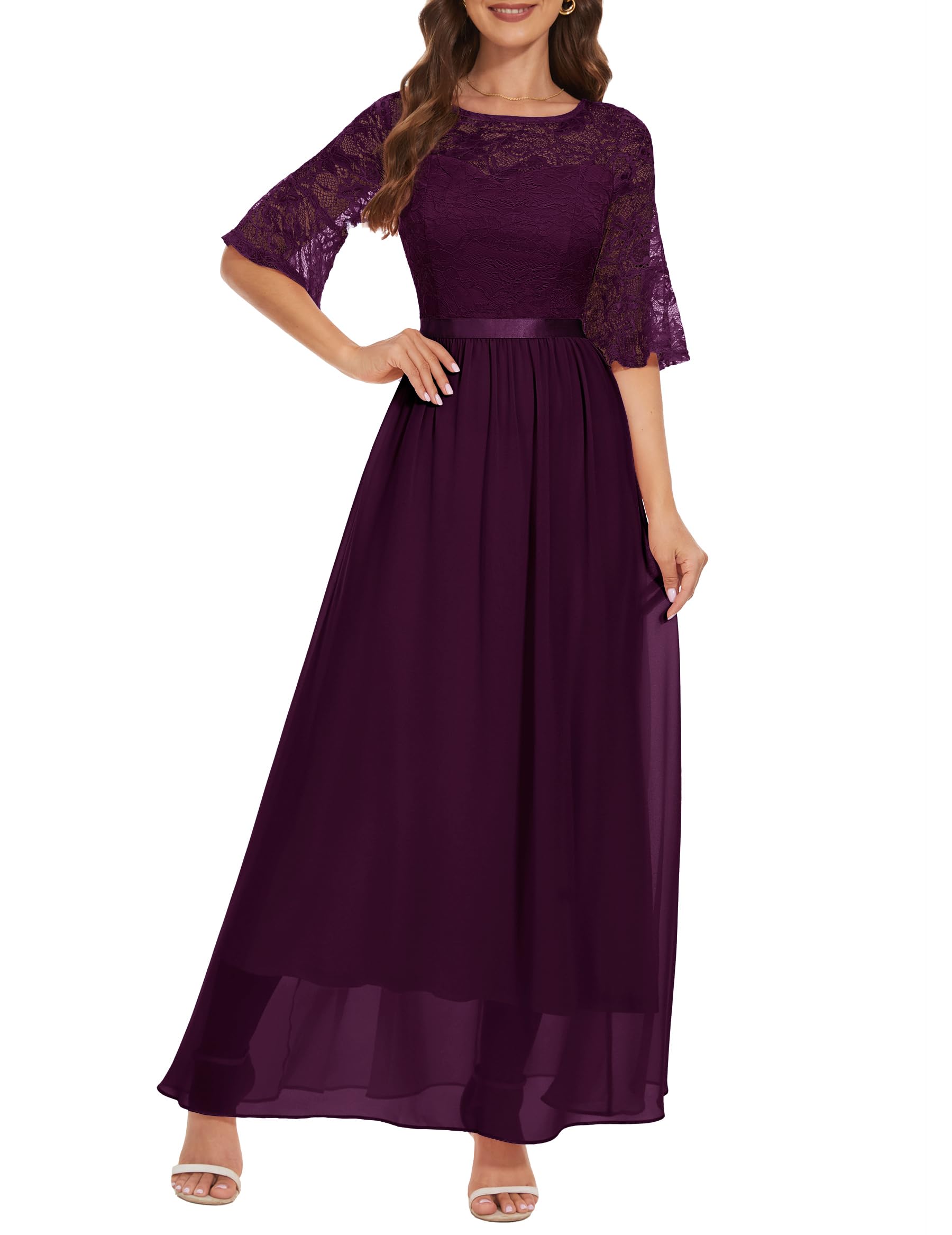 Wedtrend Women's Formal Maxi Evening Dress for 2024 Weddings and Bridesmaids